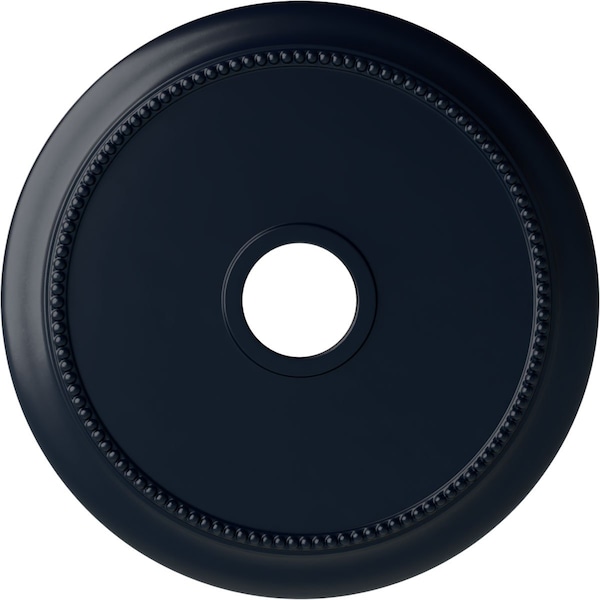 Ekena Millwork Crendon Ceiling Medallion (Canopies up to 4 3/8"), 24 1/8"OD x 4 3/8"ID x 2 1/4"P, Midnight Dream CM24CRMDF - main
